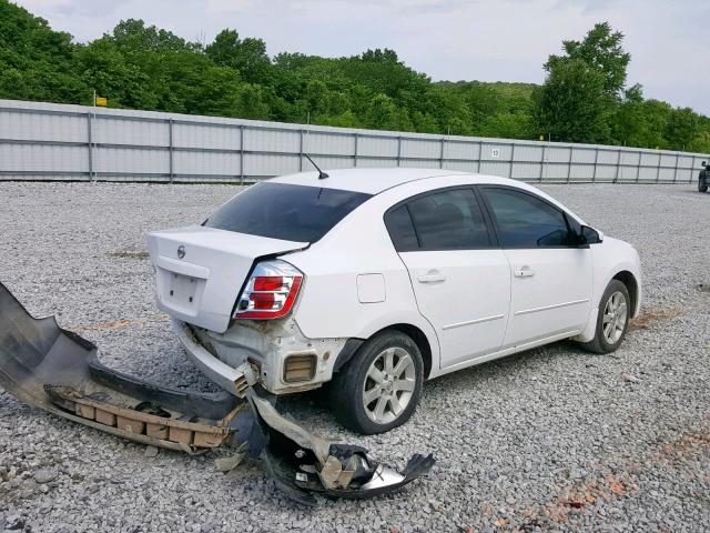 3N1AB61E58L631257 - 2008 NISSAN SENTRA 2.0 WHITE photo 4