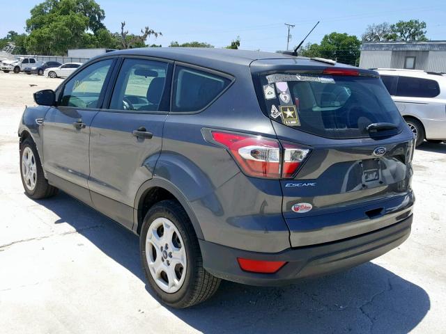 1FMCU0F71HUA02703 - 2017 FORD ESCAPE S GRAY photo 3