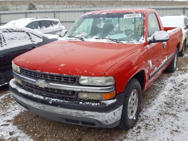 1GCEC14T2YZ157303 - 2000 CHEVROLET SILVERADO C1500  photo 2