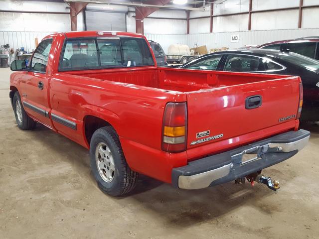 1GCEC14T2YZ157303 - 2000 CHEVROLET SILVERADO C1500  photo 3