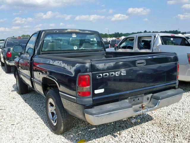 1B7HC16X2YS610406 - 2000 DODGE RAM 1500 CHARCOAL photo 3