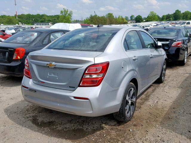 1G1JF5SB8H4125324 - 2017 CHEVROLET SONIC PREM SILVER photo 4