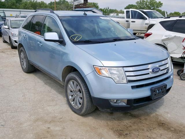 2FMDK39C58BB48144 - 2008 FORD EDGE LIMIT BLUE photo 1