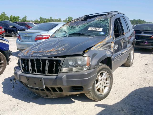 1J4GX48S83C542113 - 2003 JEEP GRAND CHER GRAY photo 2