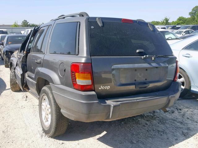 1J4GX48S83C542113 - 2003 JEEP GRAND CHER GRAY photo 3