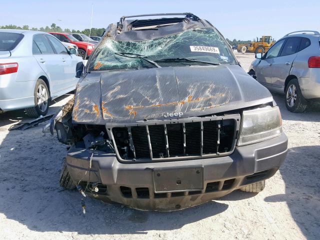 1J4GX48S83C542113 - 2003 JEEP GRAND CHER GRAY photo 9