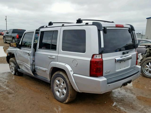 1J8HG58N76C318371 - 2006 JEEP COMMANDER SILVER photo 3