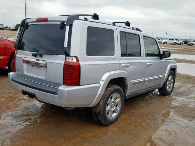 1J8HG58N76C318371 - 2006 JEEP COMMANDER SILVER photo 4
