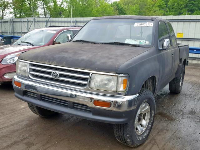 JT4VD22F4S0002666 - 1995 TOYOTA T100 XTRAC BLACK photo 2