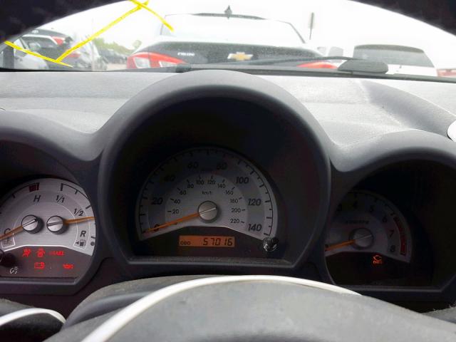 JTKDE167680265605 - 2008 TOYOTA SCION TC BLACK photo 8