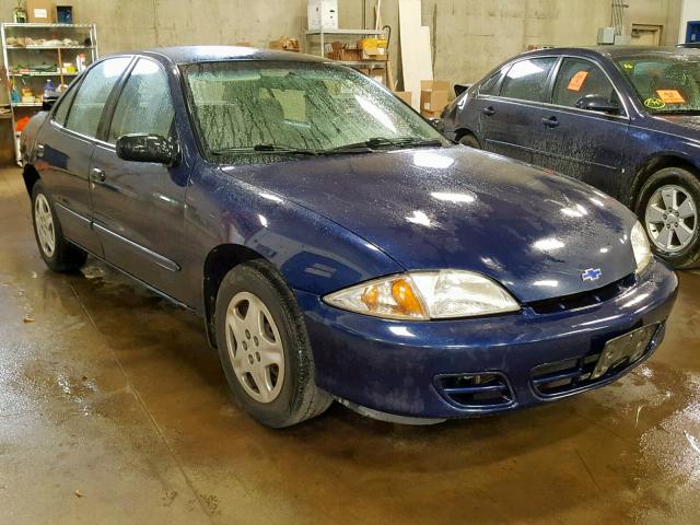 1G1JF5248Y7395637 - 2000 CHEVROLET CAVALIER L BLUE photo 1