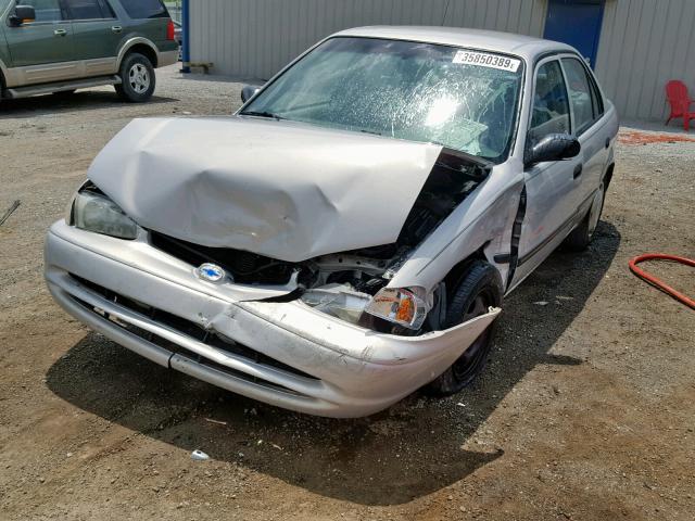 1Y1SK52852Z424741 - 2002 CHEVROLET GEO PRIZM SILVER photo 2