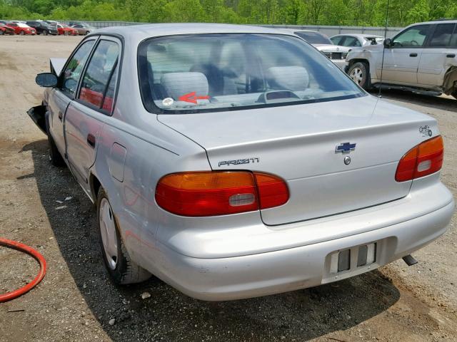 1Y1SK52852Z424741 - 2002 CHEVROLET GEO PRIZM SILVER photo 3