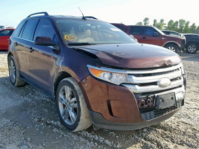 2FMDK3K90CBA58892 - 2012 FORD EDGE LIMIT MAROON photo 1