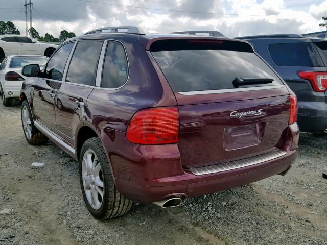 WP1AB29P16LA61700 - 2006 PORSCHE CAYENNE S BURGUNDY photo 3