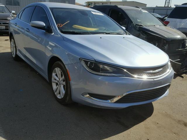 1C3CCCAB9FN693480 - 2015 CHRYSLER 200 LIMITE BLUE photo 1