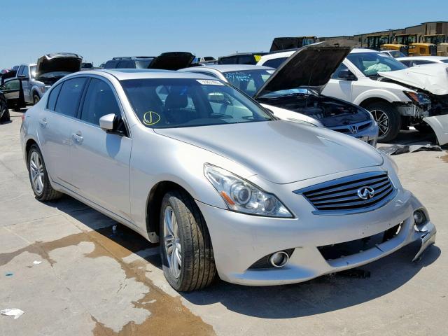 JN1CV6AP2CM934870 - 2012 INFINITI G37 BASE SILVER photo 1