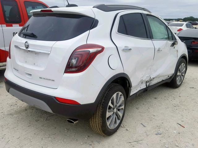 KL4CJASB3JB613695 - 2018 BUICK ENCORE PRE WHITE photo 4