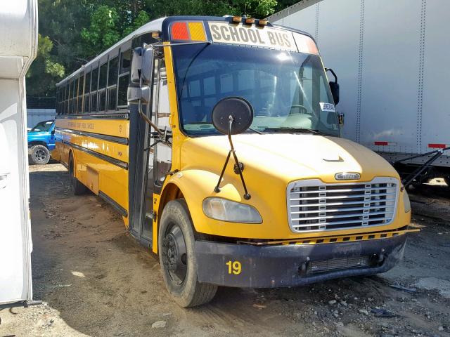 4UZABRCS37CW26355 - 2007 FREIGHTLINER CHASSIS B2 YELLOW photo 1