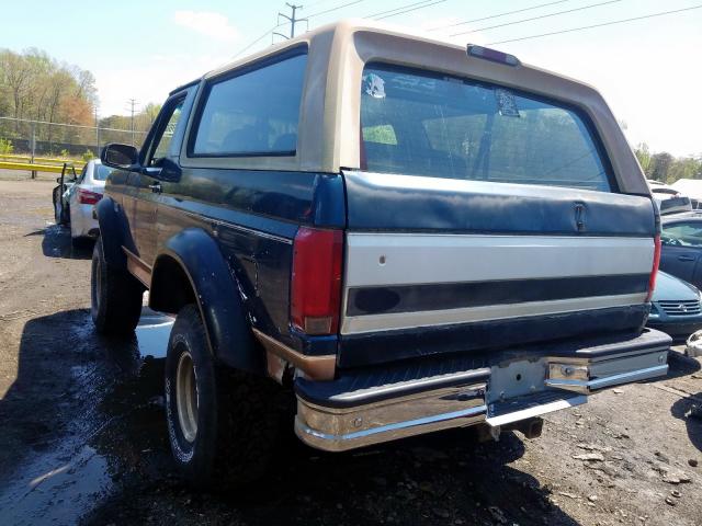 1FMEU15H1RLA08825 - 1994 FORD BRONCO U100  photo 3