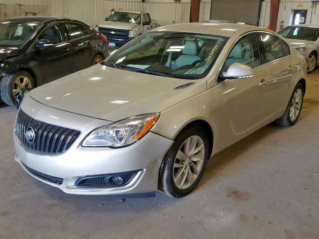 2G4GS5GX2G9148624 - 2016 BUICK REGAL PREM TAN photo 2