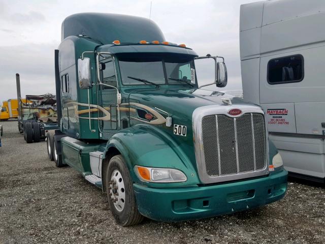 1XPHDP9X5BD127630 - 2011 PETERBILT 386 GREEN photo 1