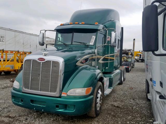 1XPHDP9X5BD127630 - 2011 PETERBILT 386 GREEN photo 2