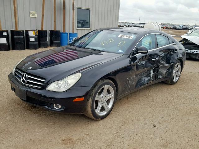 WDDDJ72X47A095996 - 2007 MERCEDES-BENZ CLS 550 BLACK photo 2