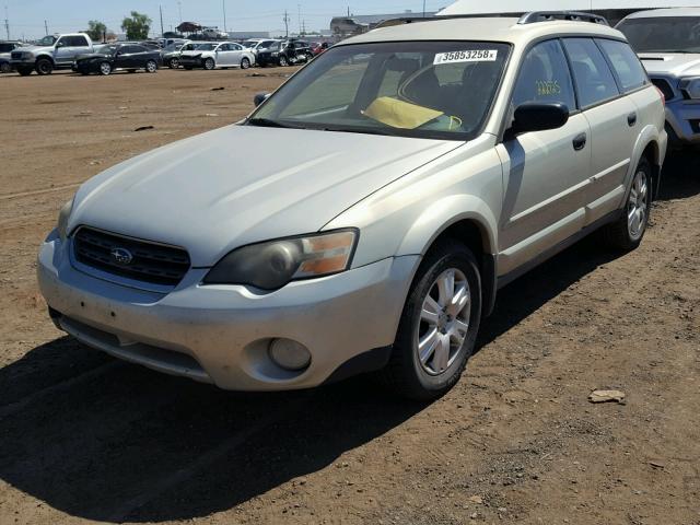 4S4BP61C057365613 - 2005 SUBARU LEGACY OUT GOLD photo 2