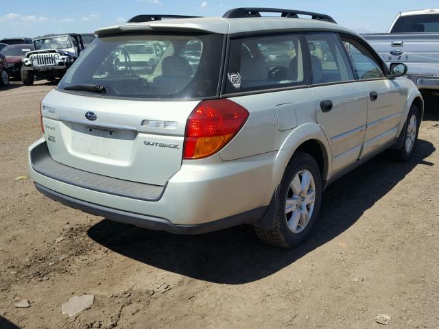 4S4BP61C057365613 - 2005 SUBARU LEGACY OUT GOLD photo 4