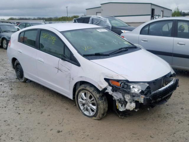 JHMZE2H75AS011473 - 2010 HONDA INSIGHT EX WHITE photo 1