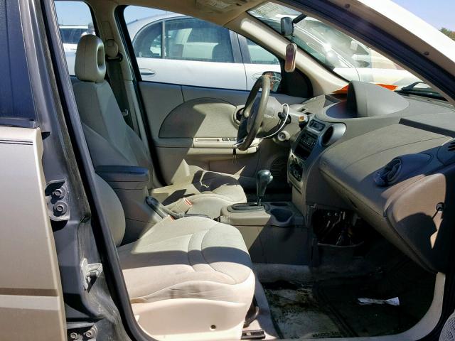 1G8AJ52F34Z203377 - 2004 SATURN ION LEVEL TAN photo 5