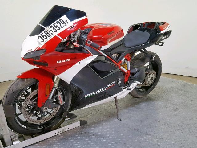 ZDM1XBMVXCB021016 - 2012 DUCATI SUPERBIKE RED photo 4