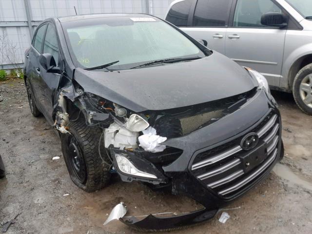 KMHD35LH0GU296921 - 2016 HYUNDAI ELANTRA GT BLACK photo 1