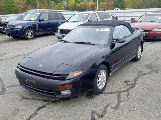 JT5ST87K2P0144208 - 1993 TOYOTA CELICA GT BLACK photo 2