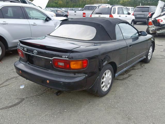 JT5ST87K2P0144208 - 1993 TOYOTA CELICA GT BLACK photo 4