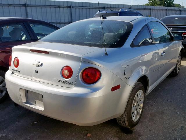 1G1AD1F51A7152937 - 2010 CHEVROLET COBALT 1LT GRAY photo 4