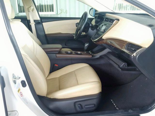 4T1BK1EB5FU179412 - 2015 TOYOTA AVALON XLE WHITE photo 5