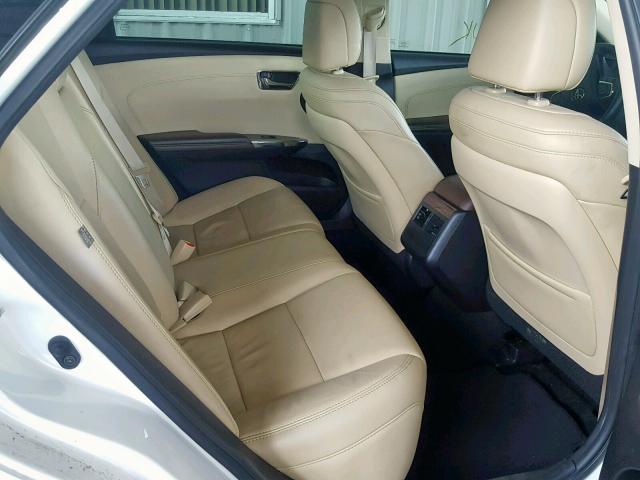 4T1BK1EB5FU179412 - 2015 TOYOTA AVALON XLE WHITE photo 6