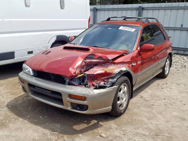 JF1GF4854YH803627 - 2000 SUBARU IMPREZA OUTBACK SPORT  photo 2