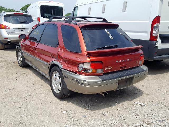 JF1GF4854YH803627 - 2000 SUBARU IMPREZA OUTBACK SPORT  photo 3