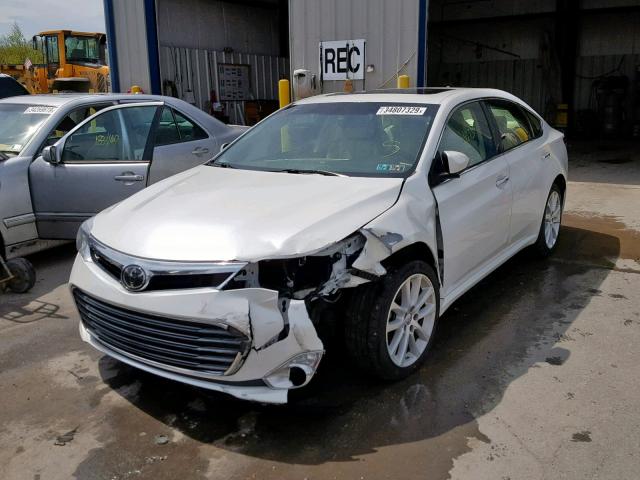 4T1BK1EB3DU031305 - 2013 TOYOTA AVALON BAS WHITE photo 2