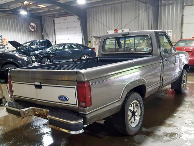 1FTCR11T3JUB84054 - 1988 FORD RANGER GRAY photo 4