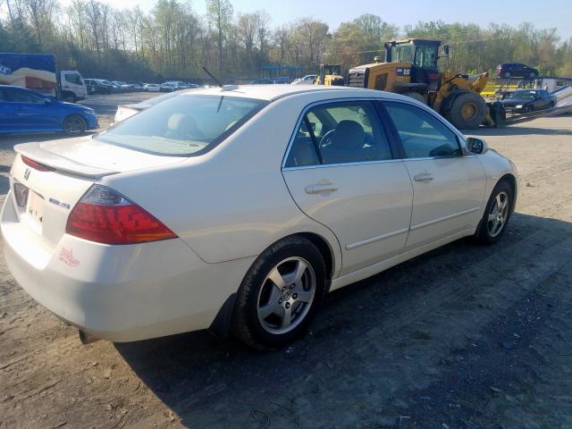 JHMCN36547C003557 - 2007 HONDA ACCORD HYBRID  photo 4