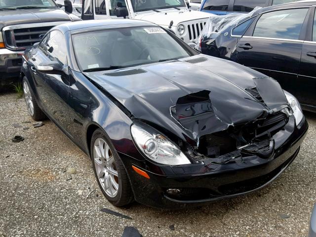 WDBWK56F55F046083 - 2005 MERCEDES-BENZ SLK 350 BLACK photo 1