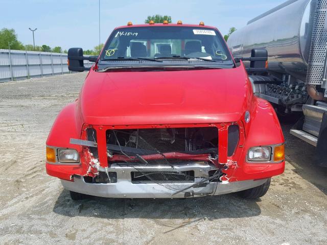 3FRWX6FE7FV624523 - 2015 FORD F650 SUPER RED photo 9