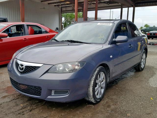 JM1BK32F871765385 - 2007 MAZDA 3 I BLUE photo 2