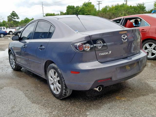 JM1BK32F871765385 - 2007 MAZDA 3 I BLUE photo 3