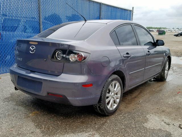 JM1BK32F871765385 - 2007 MAZDA 3 I BLUE photo 4