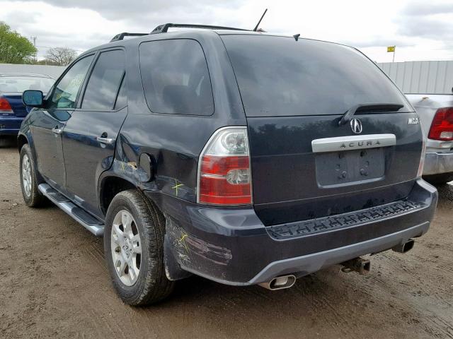 2HNYD18905H002456 - 2005 ACURA MDX TOURIN BLACK photo 3